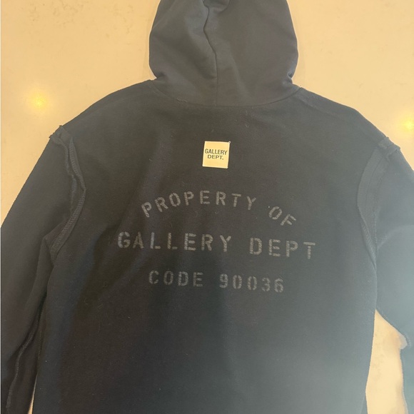 Gallery Dept Black Hoodie - Picture 2 of 2